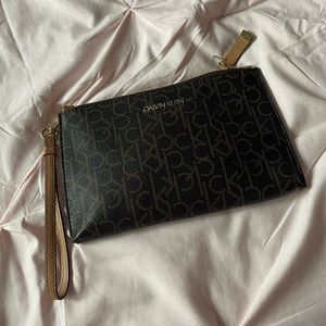 Calvin Klein CK Logo Wristlet